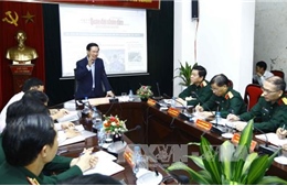 Trưởng ban Tuyên giáo Trung ương làm việc với Báo Quân đội Nhân dân